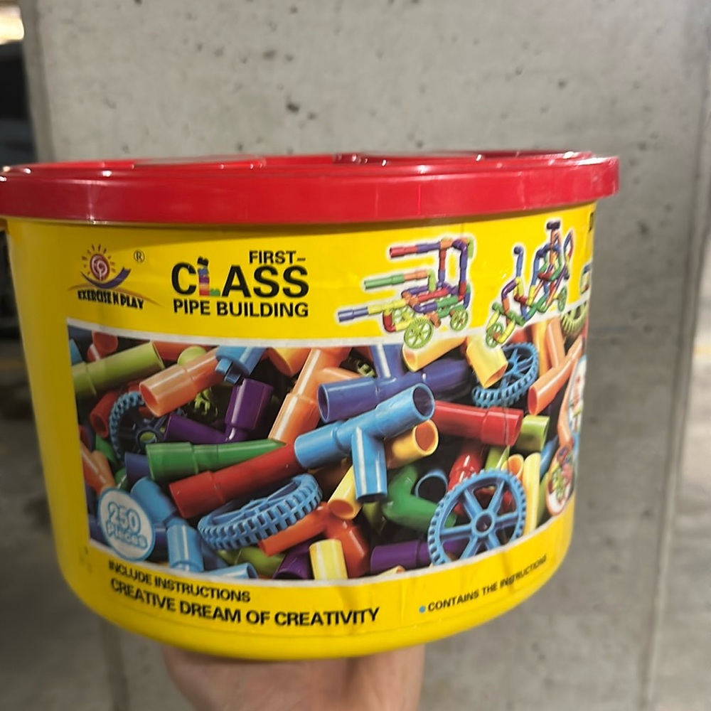 EXERCISE N PLAY Kids STEM Educational Toy/ Pipe Building Set